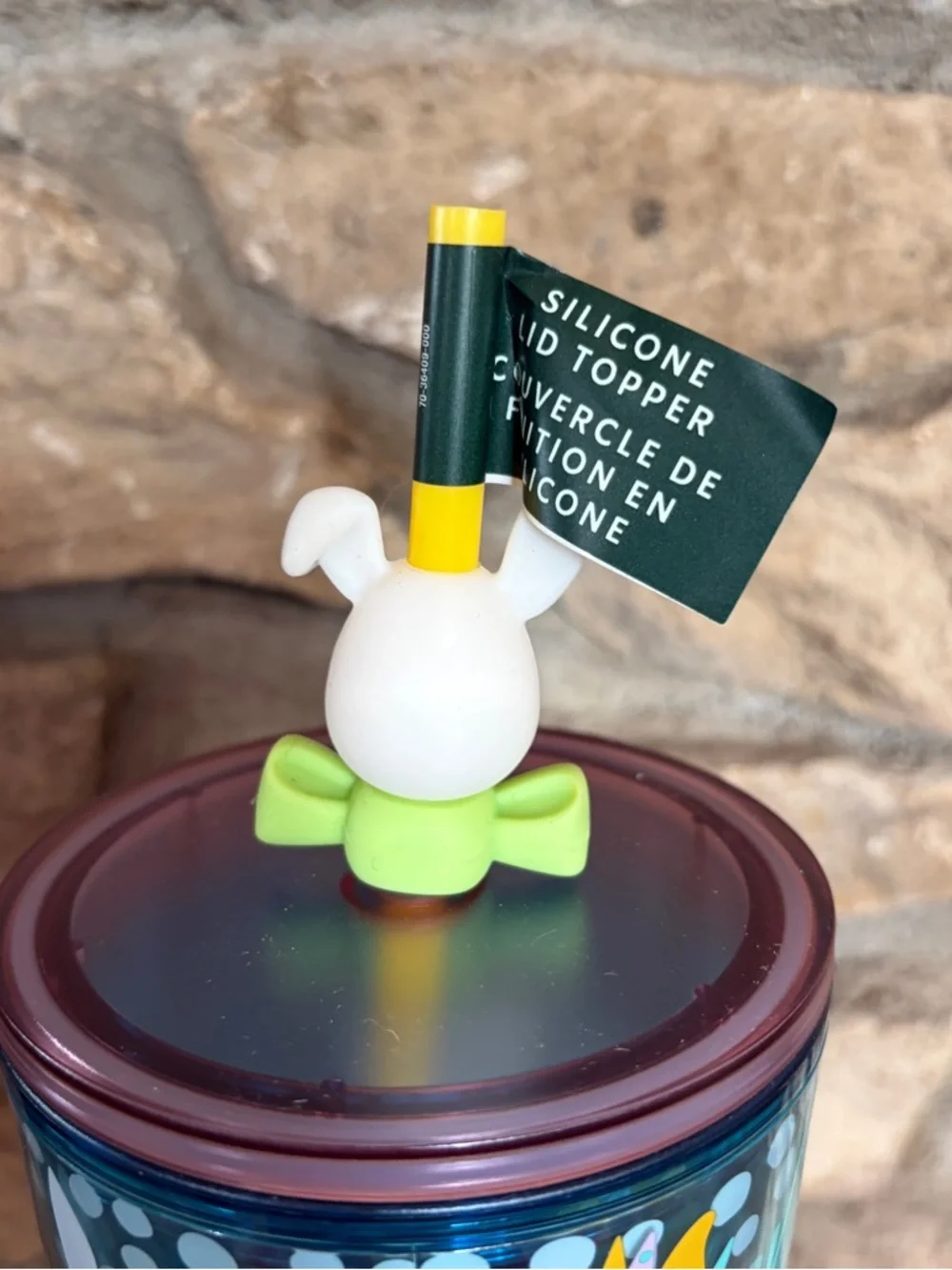 STARBUCKS KITCHEN 2025 EASTER TUMBLER WITH BUNNY STRAW TOPPER 24oz / 710ML NWT